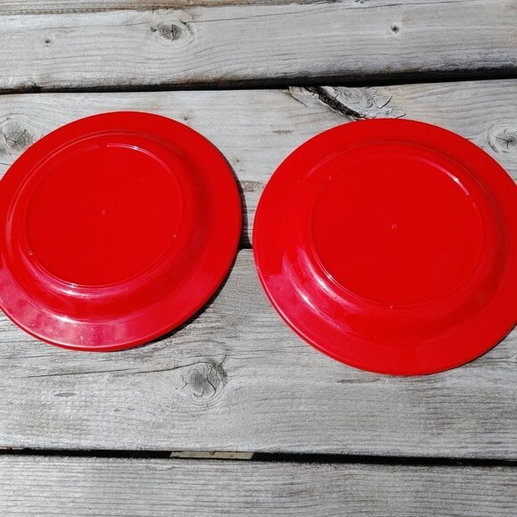 VINTAGE Valon Geschirr Melamine Plates Made in Germany PAIR of Plates 7 1/4" - Picture 4 of 5